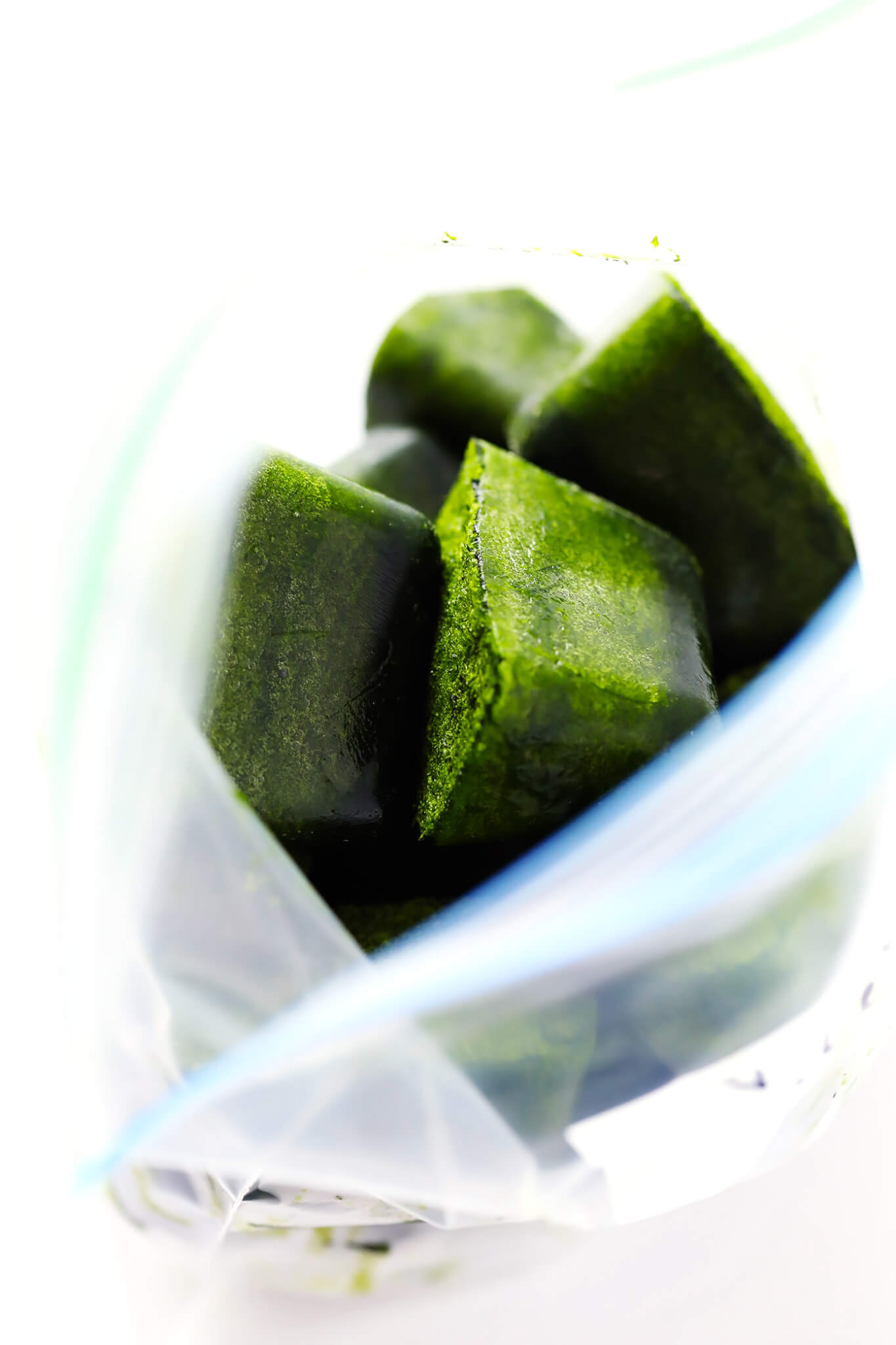 How To Freeze Greens To Make Your Own Green Smoothie Cubes