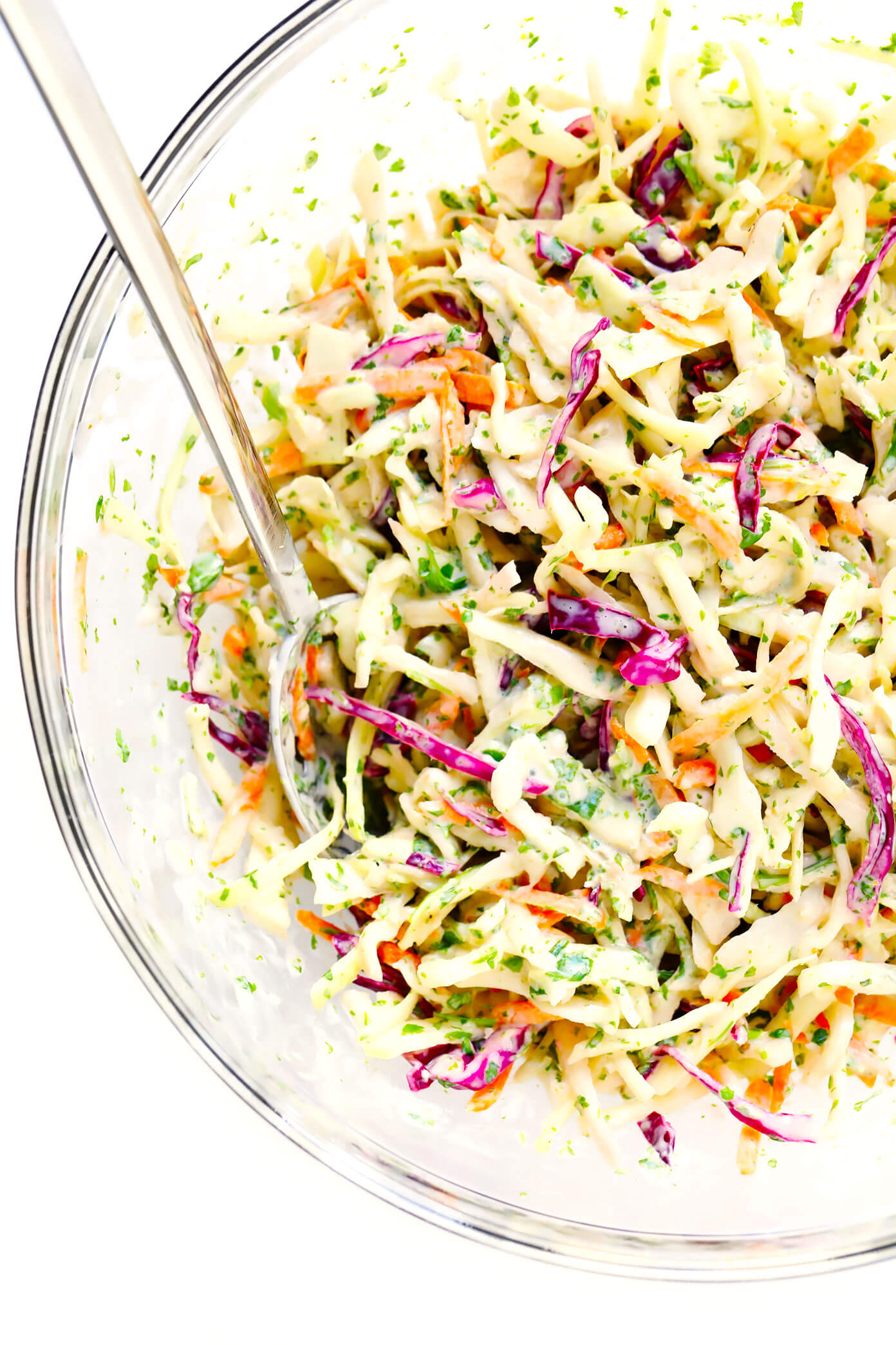 Easy Coleslaw Recipe with Cilantro and Lime